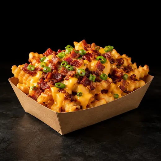 Cheesy bacon fries