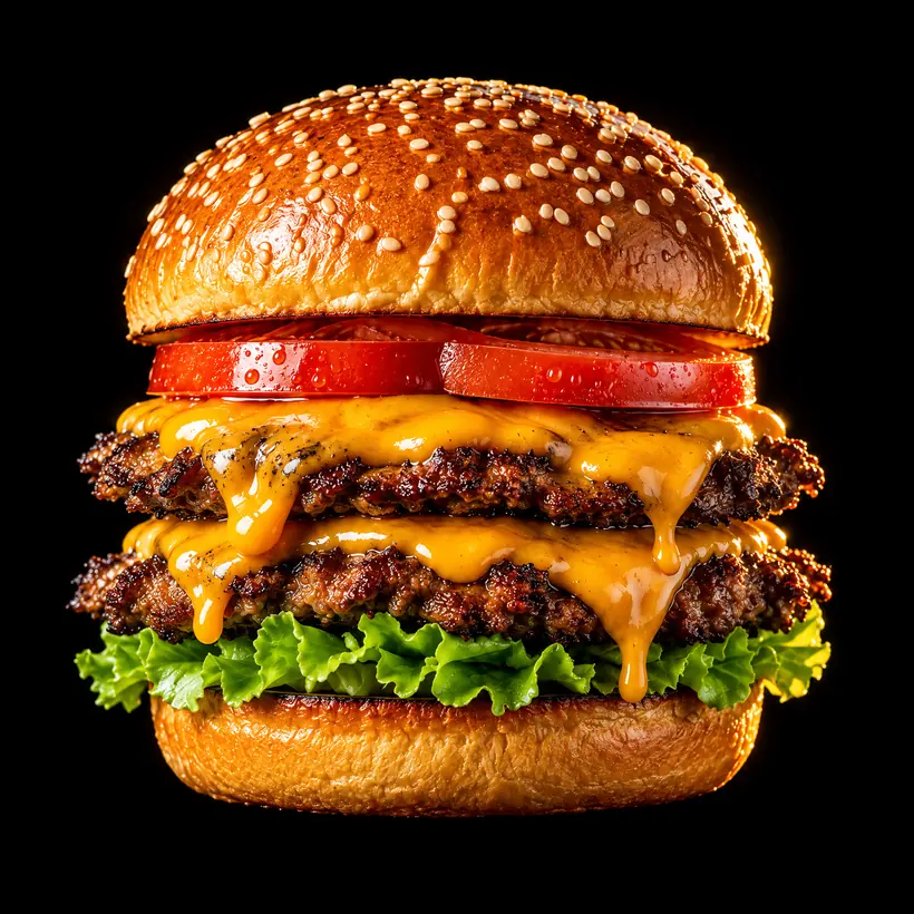 Dubbele smash burger
